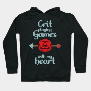 pen and paper crit playing games Hoodie